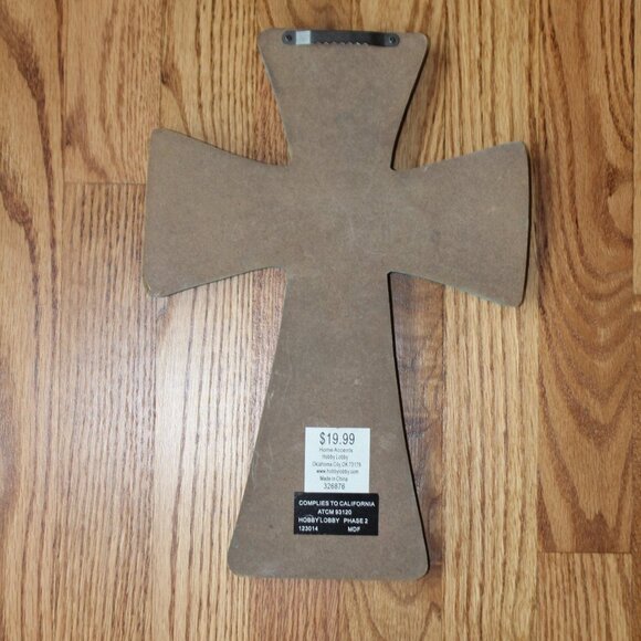 Turquoise Jeweled Cross 13" Length X 9 Width" from Hobby Lobby - Picture 4 of 9